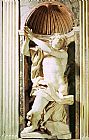 Gian Lorenzo Bernini Famous Paintings - Daniel and the Lion